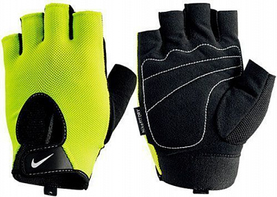 Перчатки для фитнеса Nike Fundamental Training Gloves Men N.LG.B2.714 р. XL желтый с черным 