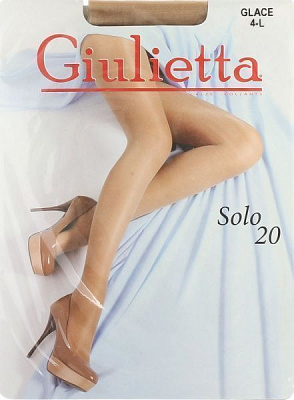 Колготки жіночі Giulia Solo р. 4 бежевий 1 шт. glace 20 den