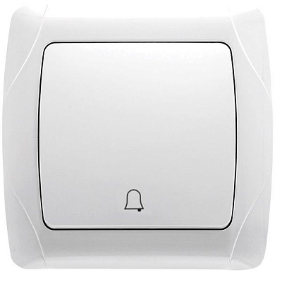 Кнопка звонка Viko Carmen белая