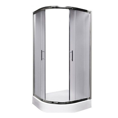 Душевая кабина ScandiSPA Smart 90x90x185 профиль хром, стекло мат.