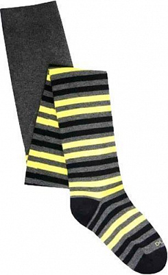 Колготки детские Duna 4393 р.110-116 темно-серый/в полоску 