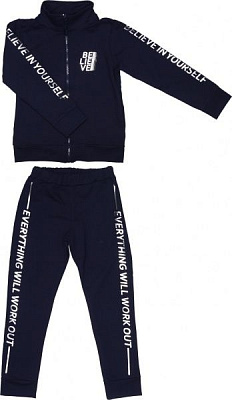 Спортивний костюм Фламінго для дівчинки 751-308 р.152 синій