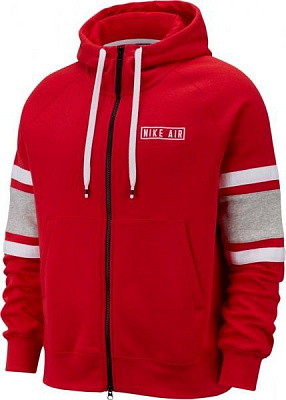 Джемпер Nike M NSW AIR HOODIE FZ FLC BV5149-657 р. XL червоний