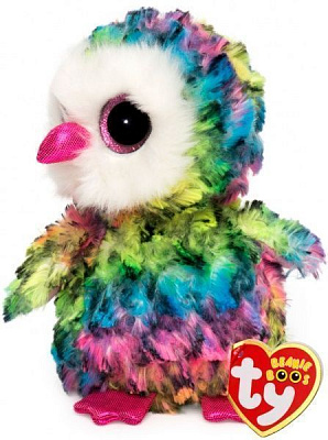 М'яка іграшка TY Beanie Boos 37221 Сова Owen 15 см
