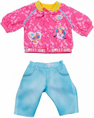 Набор Zapf одежды для куклы Baby Born Кэжуал сестрички Розовый 828212-1
