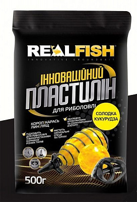 Пластилин RealFish 500 г кукуруза