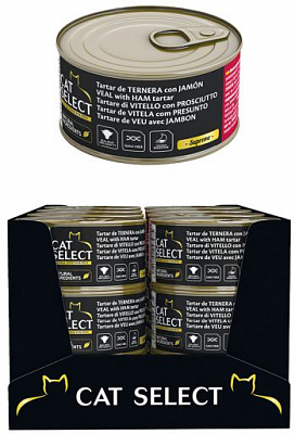 Консерва для дорослих котів PetSelect Adult Хамон і яловичина 70 г
