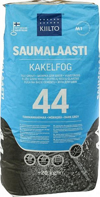 Фуга Kiilto Kesto 44 20 кг темно-сірий