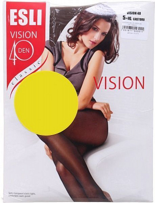 Колготки женские ESLI Vision Classic р. 5 40 den castoro 2 пар 
