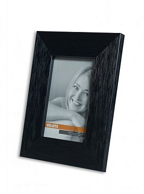 Рамка для фотографии со стеклом Velista 40К-014v 21х30 см черный 