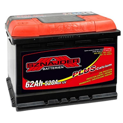 Аккумулятор Sznajder Plus 62 Ач 520 A Евро