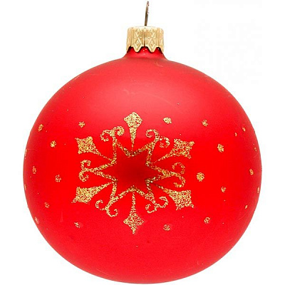 Шарик новогодний 1913H 80 мм