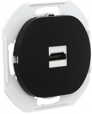 Розетка HDMI Aling-Conel Eon чорний E6163.E1