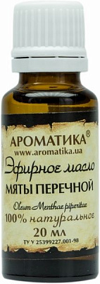 Ефірна олія Ароматика Мяты перечной 20 мл