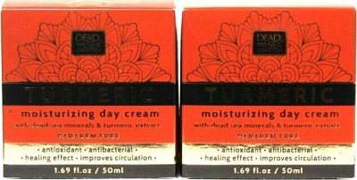 Крем для обличчя денний Dead Sea Collection з екстрактом куркуми та мінералами мертвого моря 50 мл