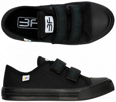 Кеды детские для мальчика 3F 4BS9/3 р.35 черный 