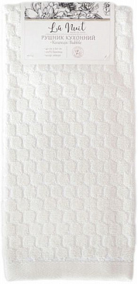 Полотенце кухонное Bubble 40x60 см айвори La Nuit 