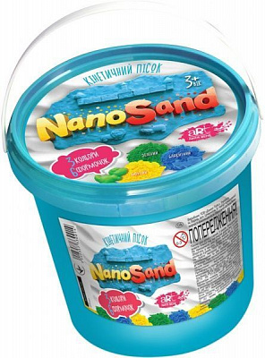 Кинетический песок ART Nota Bene Blue 3х200 г + 6 формочек