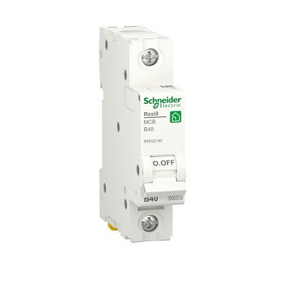 Автоматичний вимикач Schneider Electric 40 A 1P крива В 6кА Resi9 R9F02140