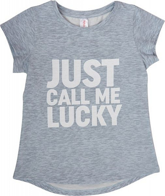 Футболка для девочки Luna Kids Stars р.128 джинс №0021/16052 