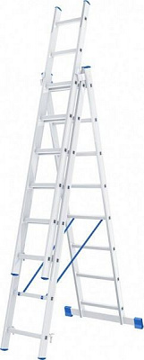 Лестница 3-секционная универсальная СИБРТЕХ 3x8 (97818)