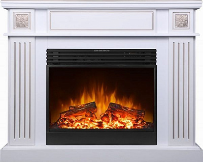 Камінокомплект ART FLAME Наполеон & Мірабелла (білий)