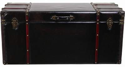 Сундук-пуф CHESTERFIELDS L 102x41.5x46.5 см темно-коричневый 