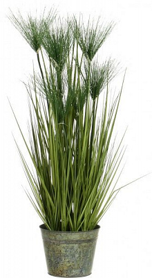 Растение искусственное Стангерия в металлическом горшке 91 см