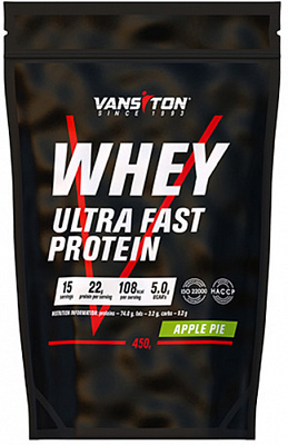 Протеин Vansiton Ультра-Про Яблочный пирог 450 г 