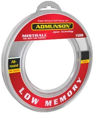 Леска Mistrall Admunson Low Memory 150м 0,2мм 5,8кг ZM-3340020