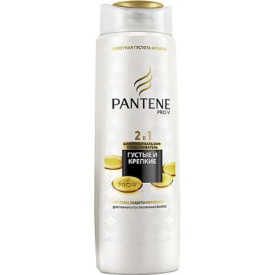 Шампунь Pantene 2в1 Густі і міцні 400 мл