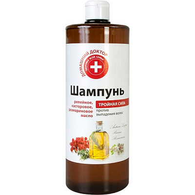 Шампунь Домашний Доктор Тройная сила 1 л