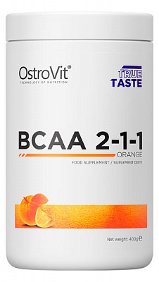 Аминокислотная смесь Ostrovit BCAA 2-1-1 апельсин 400 г 
