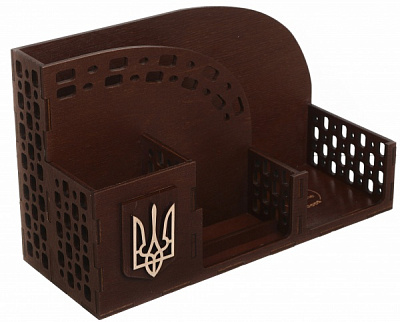 Органайзер настольный Моя страна 27,2x16,4x10,2 см с подставкой для телефона тис Nice goods