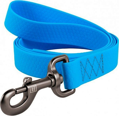 Повідець WAUDOG Waterproof водостійкий 2х183 см блакитний