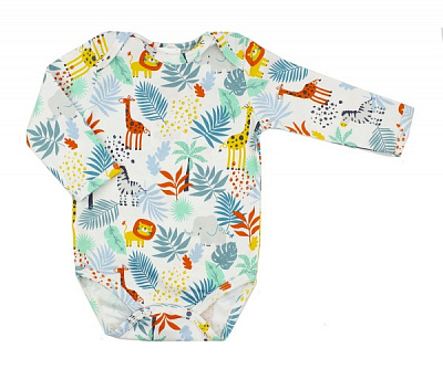 Боди для мальчика Bambinelli Зверушки р.74 белый с рисунком 