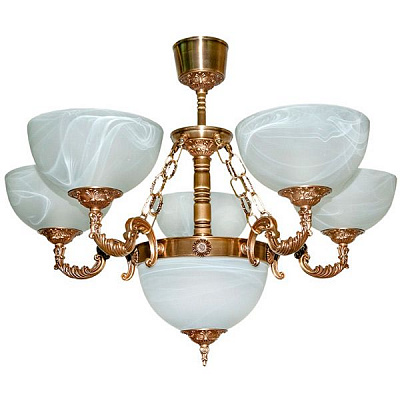 Люстра Фабрика света Помпез НСБ 012-(5+3)х60-481