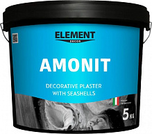 Декоративная штукатурка моделирующая Element Decor Amonit 5 кг белый