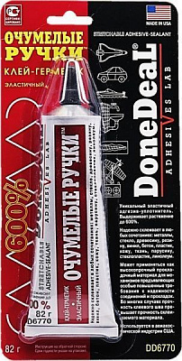 Клей-герметик DoneDeal Очманілі ручки прозорий 82 мл 82 г