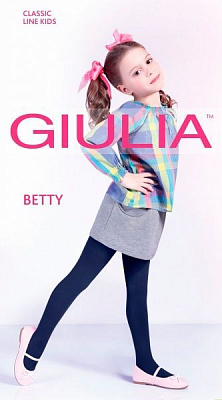 Колготки дитячі Giulia BETTY 80 dark blue gul р.128-134 синій