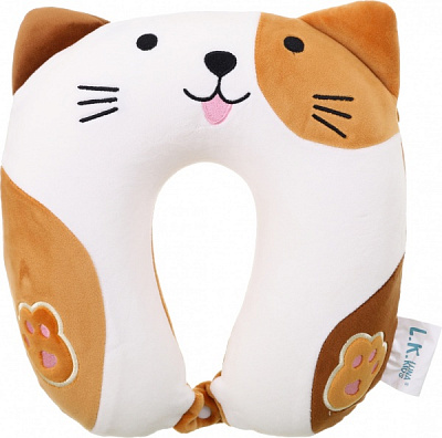 Подушка Bewalker Котик 28х28 см різнокольоровий BMPMIX0708/ neck pillow