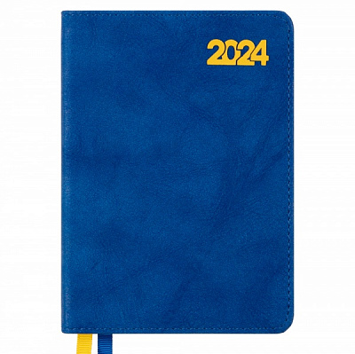 Щоденник датований Case синій 352 стор. Leo Planner Case A6 2024