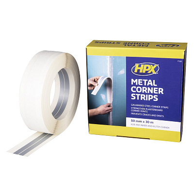 Кутник для мокрої штукатурки оцинкований HPX METAL CORNER STRIPS