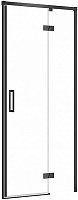 Душові двері Cersanit розпашні Larga 90x195 правосторонні профіль чорний S932-124