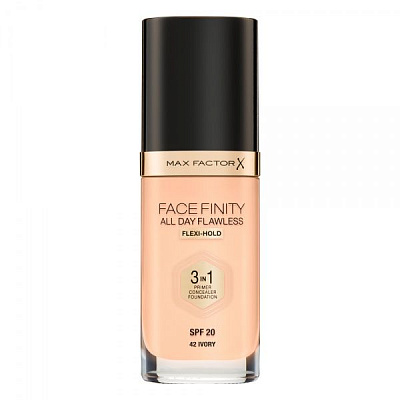 Тональная основа Max Factor Facefinity All Day Flawless 3-in-1 42 Ivory 30 мл