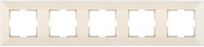 Рамка пятиместная Viko Meridian 85x400 мм горизонтальная крем 90979015-WH