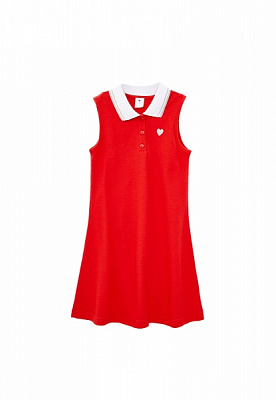 Платье Роза р.128 красный 200915 