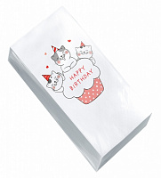 Салфетки столовые Альбатрос Праздничная 33х33 см 25 шт.