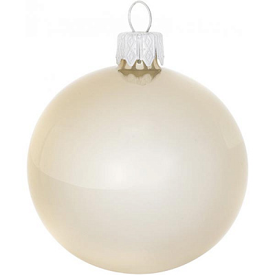 Куля скляна d60 кремовий