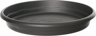 Поддон пластиковый Plastiken Terra Plato Redondas круглый (7450 antr) антрацит 